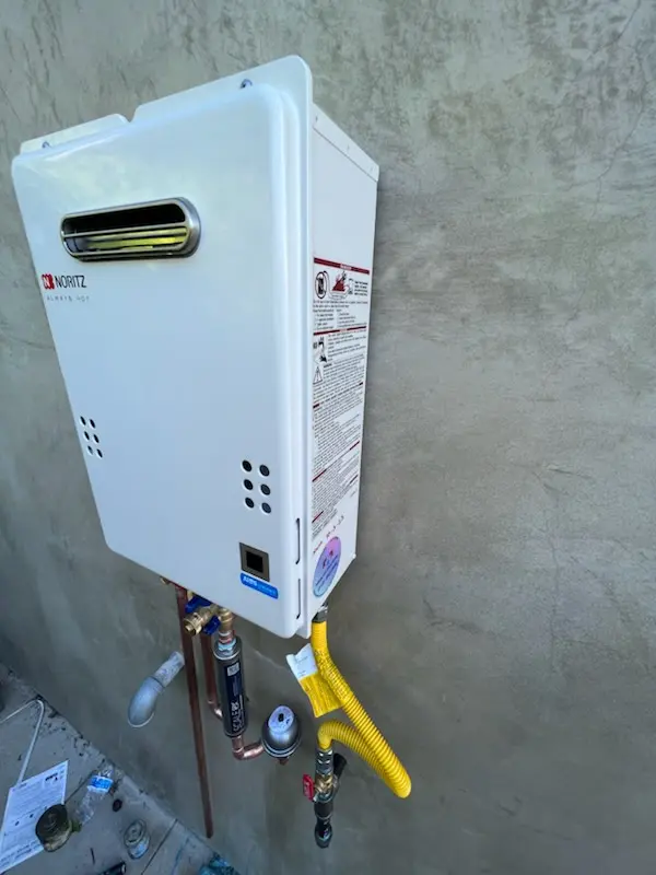 Tankless water heater installation for Queen homes